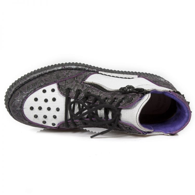 Ботинки M.CRP002-C6 FLORAL BOX PLANE LILA REVESS LILA BRUMA CRACK BL New Rock M.CRP002-C6 Изображение 8