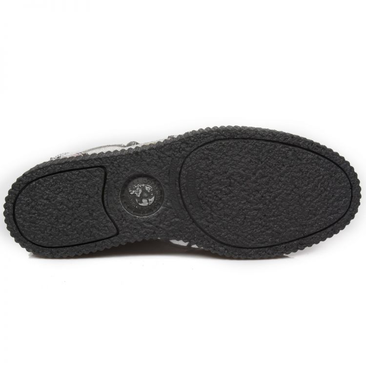  M.CRP002-C7 FLORAL CRACK OLEO CRACK BLANCO NEO CREEPERS NEGR New Rock M.CRP002-C7  7