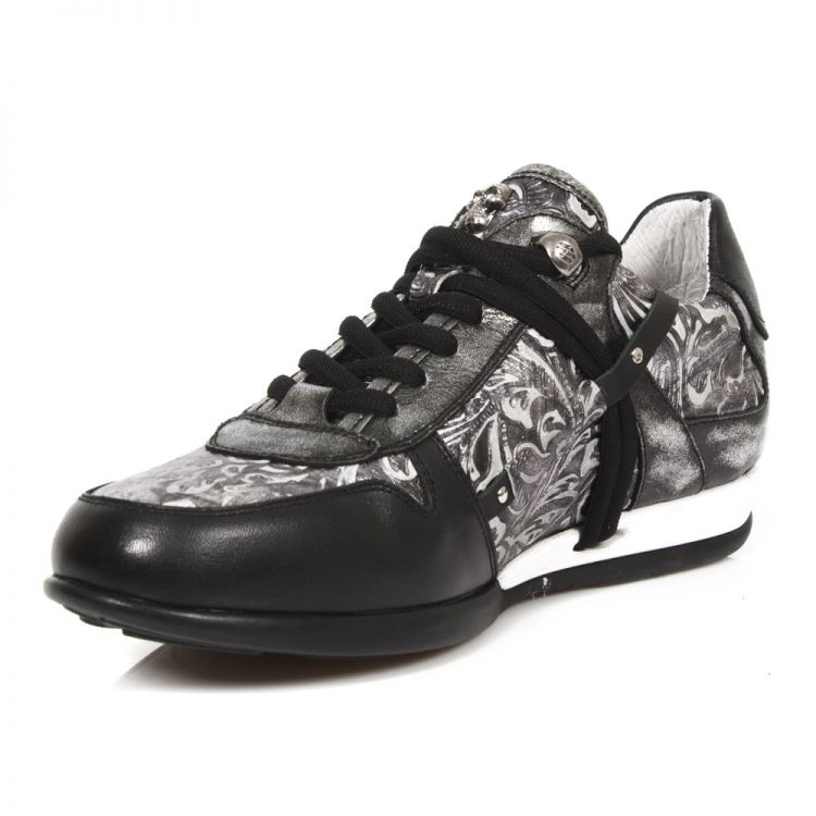 Ботинки M.HY001-C23 RAW NEGRO, VINTAGE FLOWER POLAR BOX PL BOX PLANE New Rock M.HY001-C23 Изображение 5