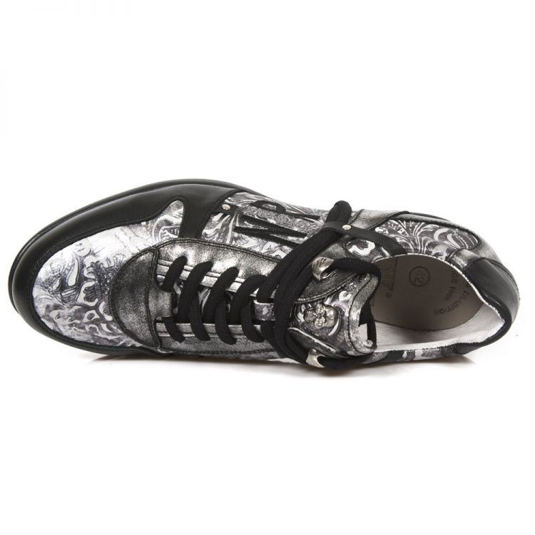 Ботинки M.HY001-C23 RAW NEGRO, VINTAGE FLOWER POLAR BOX PL BOX PLANE New Rock M.HY001-C23 Изображение 8