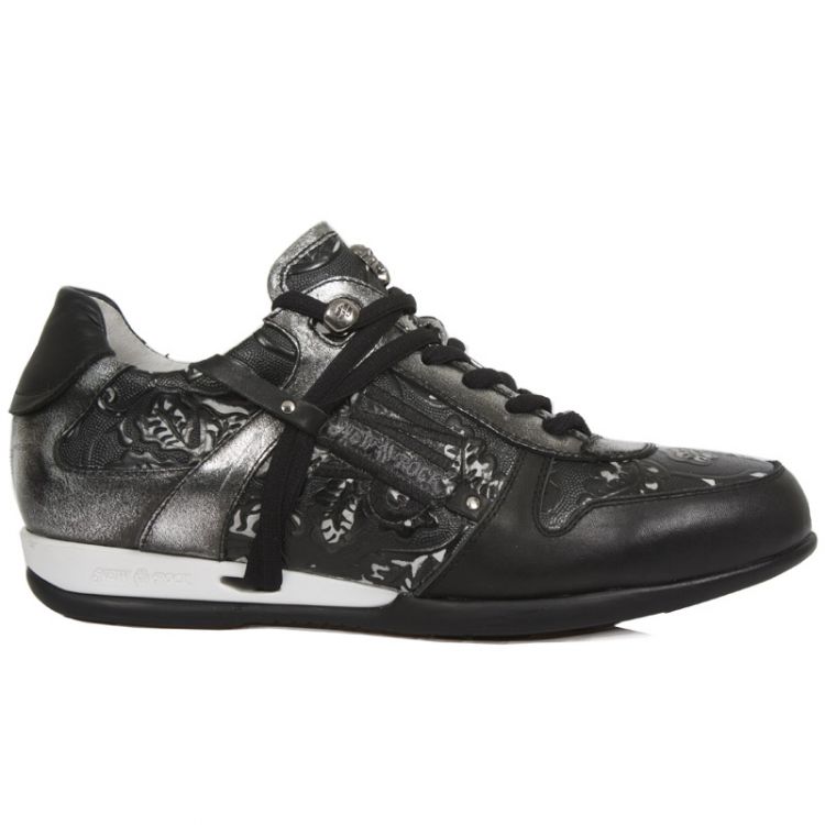  M.HY001-S3 RAW NEGRO, VINTAGE FLOWER POLAR NEGRO, BOX PLANE New Rock M.HY001-S3  1