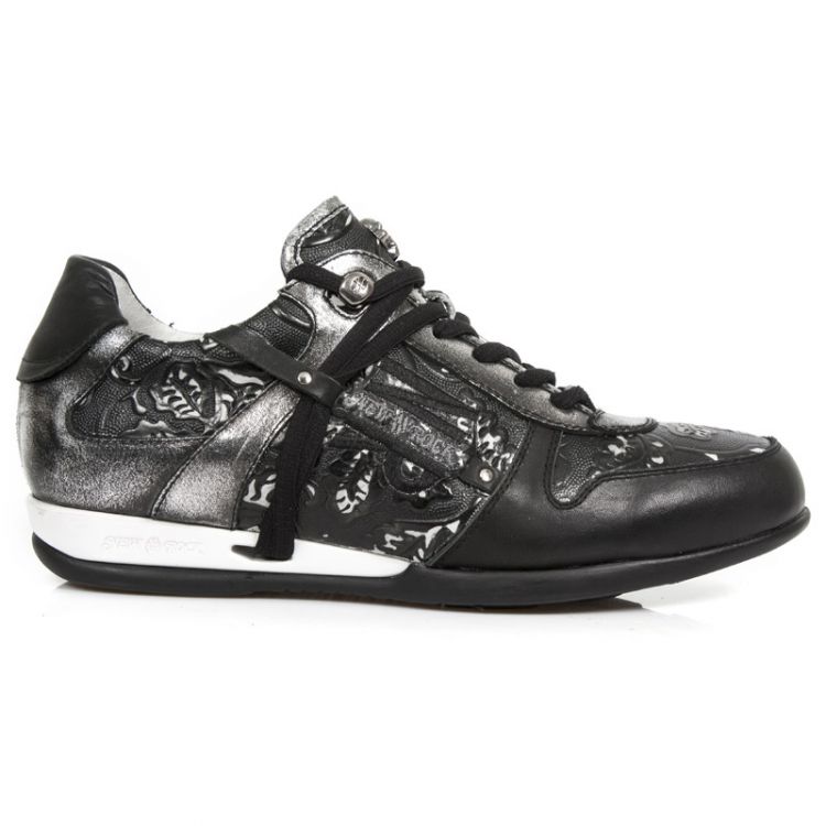 M.HY001-S3 RAW NEGRO, VINTAGE FLOWER POLAR NEGRO, BOX PLANE New Rock M.HY001-S3  2