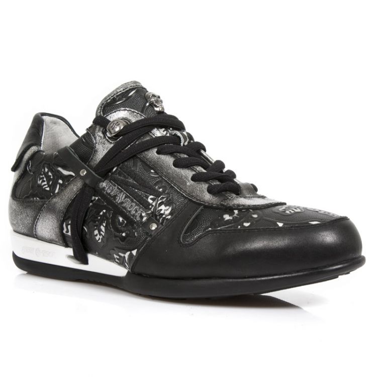  M.HY001-S3 RAW NEGRO, VINTAGE FLOWER POLAR NEGRO, BOX PLANE New Rock M.HY001-S3  3