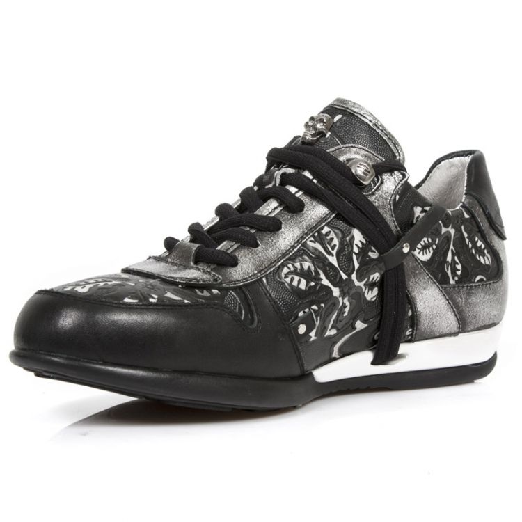 M.HY001-S3 RAW NEGRO, VINTAGE FLOWER POLAR NEGRO, BOX PLANE New Rock M.HY001-S3  5