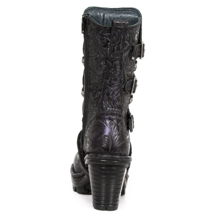  M.NEOTR005-C28 VINTAGE FLOWER BOX METAL LILA, NEOTRAIL NEGRO New Rock M.NEOTR005-C28  6