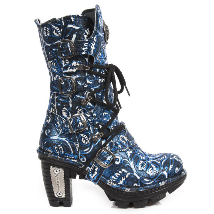  M.NEOTR005-S32 VINTAGE FLOWER POLAR AZUL, NEOTRAIL NEGRO New Rock M.NEOTR005-S32  2