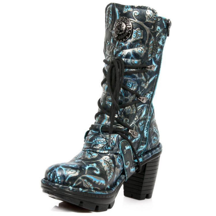  M.NEOTR005-S41 VINTAGE FLOWER TURQUESA-ORO, NEOTRAIL NEGRO New Rock M.NEOTR005-S41  5
