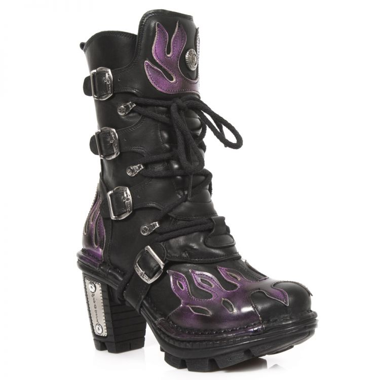  M.NEOTR009-C2 RAW NEGRO PULIK FUEGO LILA NEOTRAIL NEGRO New Rock M.NEOTR009-C2  3