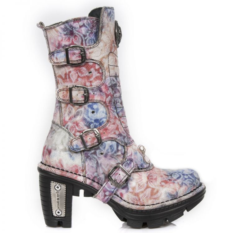  M.NEOTR025-C1 FLORAL CRACK OLEO NEOTRAIL NEGRO New Rock M.NEOTR025-C1  2