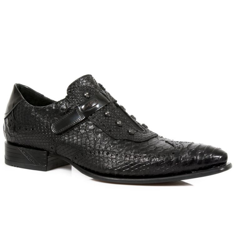  M.NW138-S1 PITON LUX NEGRO, PITON LUX NEGRO, ANTIK NEGRO. OX New Rock M.NW138-S1  3