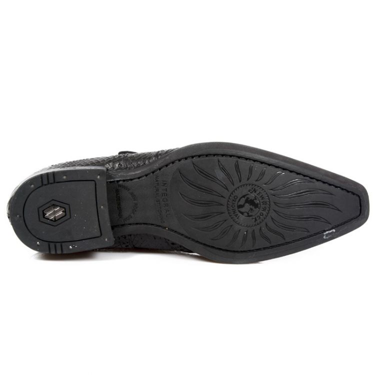  M.NW138-S1 PITON LUX NEGRO, PITON LUX NEGRO, ANTIK NEGRO. OX New Rock M.NW138-S1  7