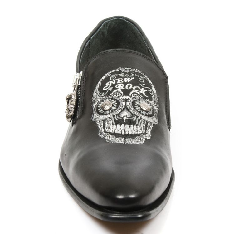  M.NW145-C1 RAW NEGRO BORDADOS GRIS VIP1 GUM NEGRO TACON VIP New Rock M.NW145-C1  3