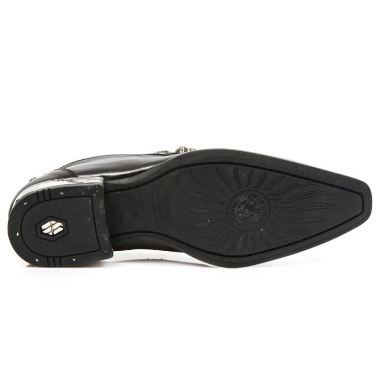  M.NW145-C1 RAW NEGRO BORDADOS GRIS VIP1 GUM NEGRO TACON VIP New Rock M.NW145-C1  6