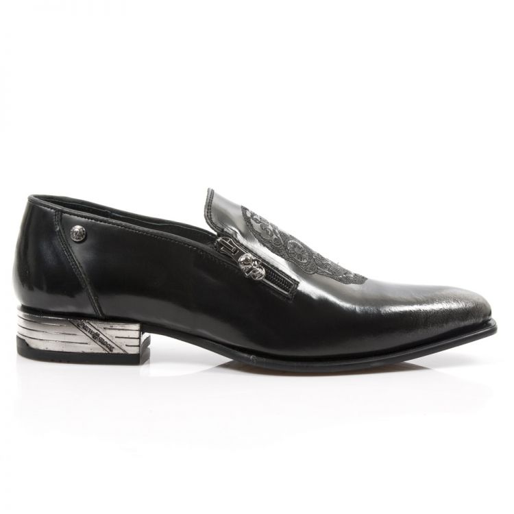  M.NW145-C2 PULIK ACERO CEPILLADO BORDADOS NEGROS VIP1 GUM New Rock M.NW145-C2  3