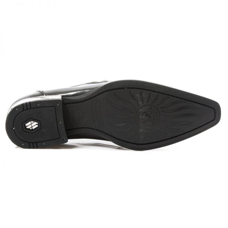  M.NW145-C2 PULIK ACERO CEPILLADO BORDADOS NEGROS VIP1 GUM New Rock M.NW145-C2  7
