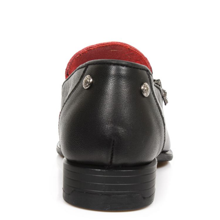  M.NW146-C1 LUX NEGRO REVESS ROJO ELASTICO ROJO VIP1 GUM NEGR New Rock M.NW146-C1  5