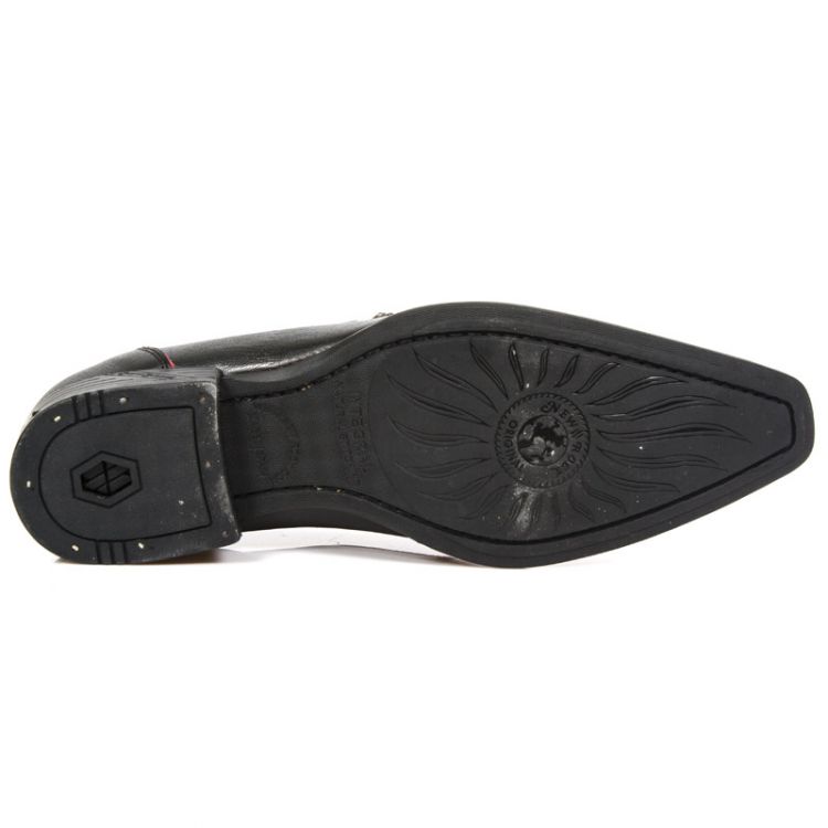  M.NW146-C1 LUX NEGRO REVESS ROJO ELASTICO ROJO VIP1 GUM NEGR New Rock M.NW146-C1  6
