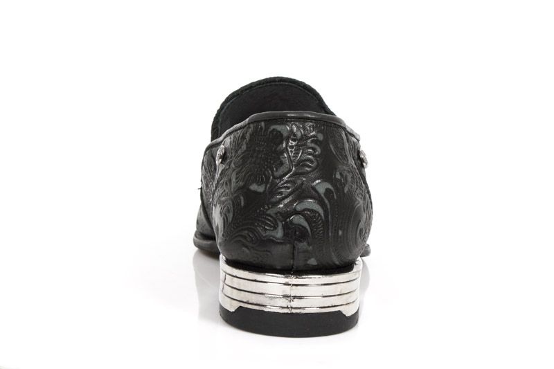  M.NW147-C3 VINTAGE FLOWER NEGRO BORDADOS NEGRO ELASTICO NEG New Rock M.NW147-C3  5