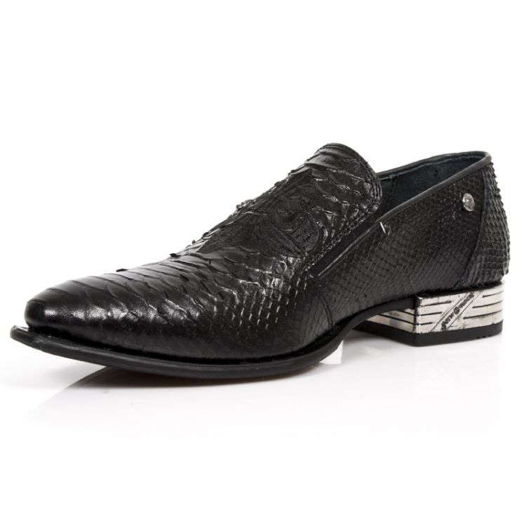  M.NW147-C5 PITON NEGRO BORDADOS NEGRO ELASTICO NEGRO VIP1 GU New Rock M.NW147-C5  4