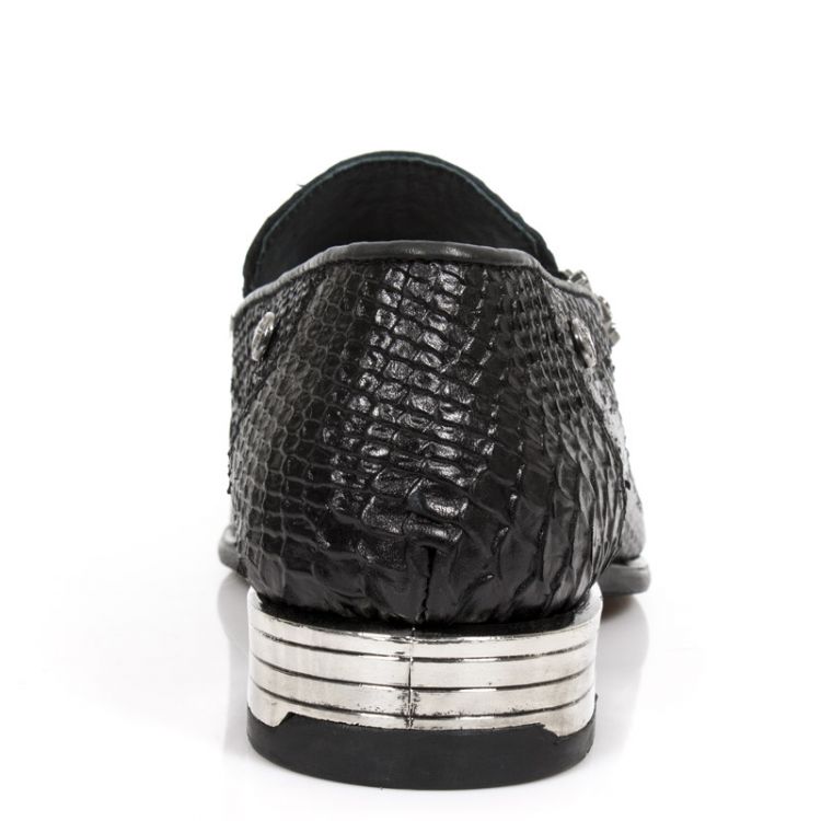  M.NW147-C5 PITON NEGRO BORDADOS NEGRO ELASTICO NEGRO VIP1 GU New Rock M.NW147-C5  5