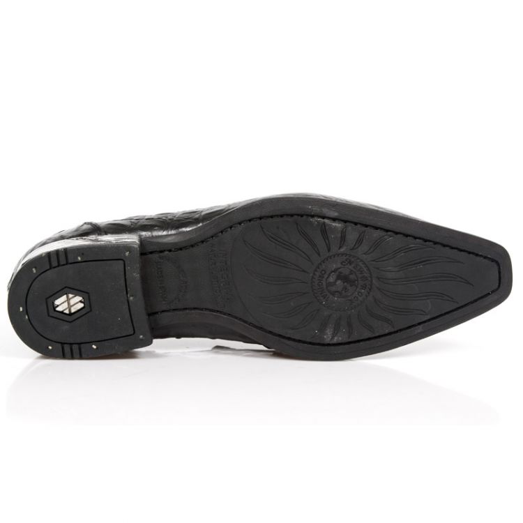  M.NW147-C6 AFRICA NEGRO BORDADOS NEGRO ELASTICO NEG VIP1 GUM New Rock M.NW147-C6  6