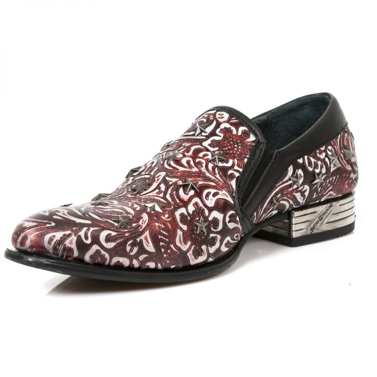  M.NW150-C1 VINTAGE FLOWER POLAR ROJO RAW NEGRO ELASTICO NEGR New Rock M.NW150-C1  5