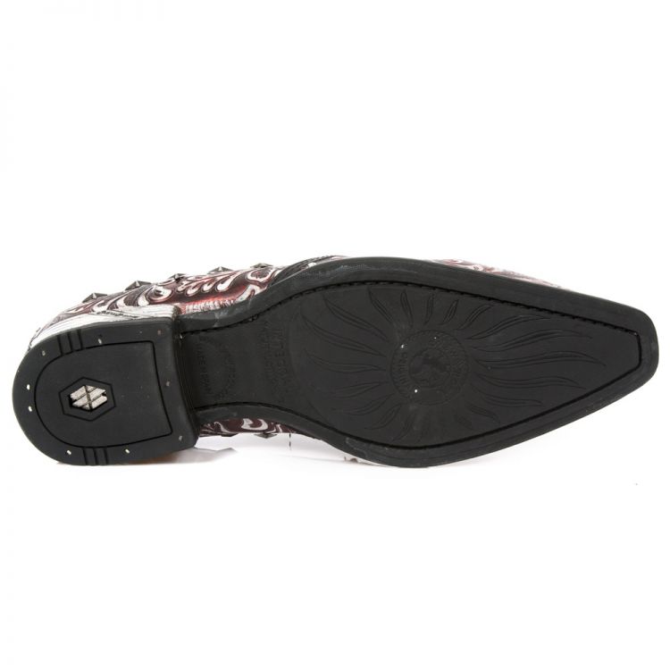  M.NW150-C1 VINTAGE FLOWER POLAR ROJO RAW NEGRO ELASTICO NEGR New Rock M.NW150-C1  7