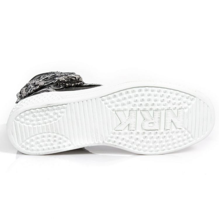  M.PS028-S2 RAW NEGRO, VINTAGE FLOWER POLAR NEGRO, BOX PLANE New Rock M.PS028-S2  7