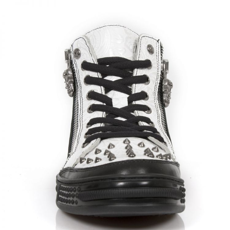  M.PS029-C1 RAW NEGRO VINTAGE FLOWER BLANCO PLATA PISA NEGRO New Rock M.PS029-C1  4