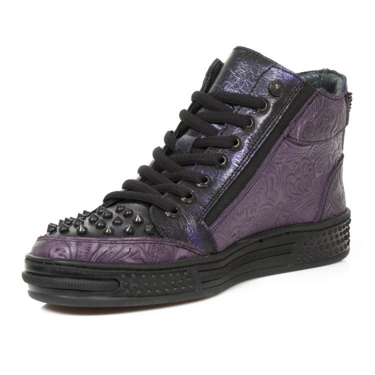  M.PS039-C18 VINTAGE ALASKA LILA, BOX LILA-METAL, PISA NEGRO New Rock M.PS039-C18  5