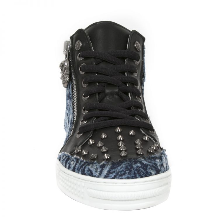  M.PS039-C23 VINTAGE FLOWER DENIM AZUL RAW NEGRO PISA BLANCO New Rock M.PS039-C23  4