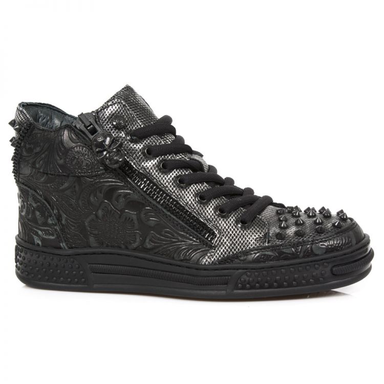 Ботинки M.PS039-S3 VINTAGE FLOWER NEGRO, BOX PLANE DIAMANETE GRABADO New Rock M.PS039-S3 Изображение 1