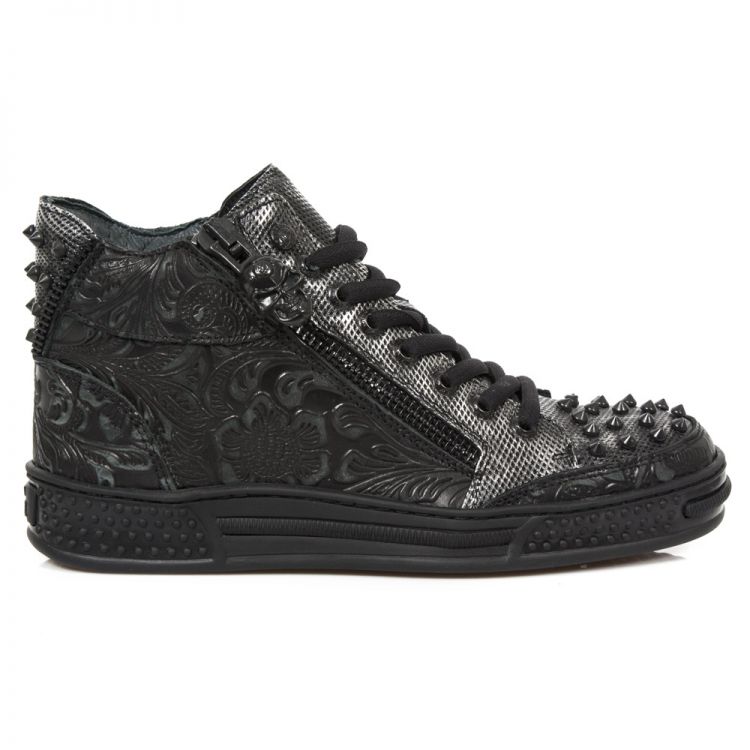 Ботинки M.PS039-S3 VINTAGE FLOWER NEGRO, BOX PLANE DIAMANETE GRABADO New Rock M.PS039-S3 Изображение 3