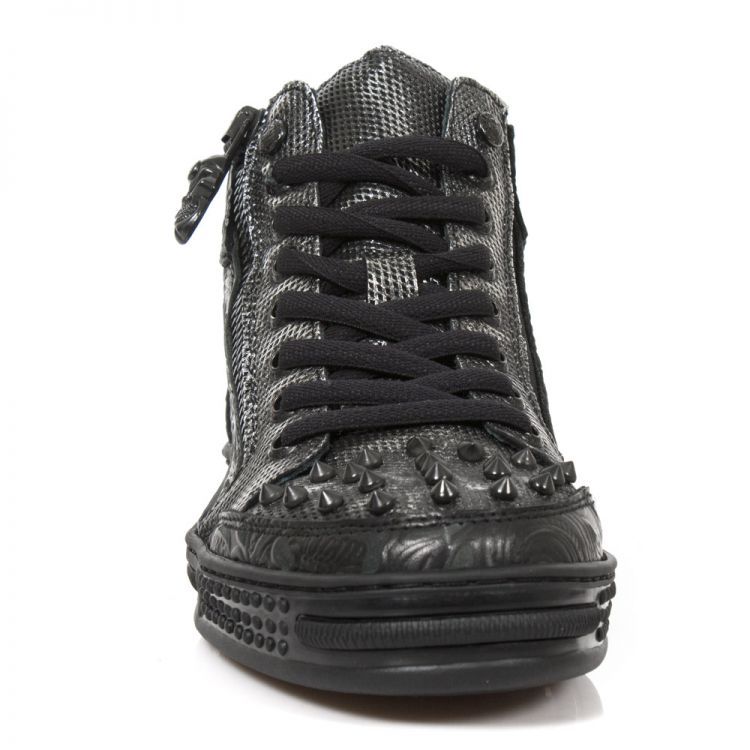 Ботинки M.PS039-S3 VINTAGE FLOWER NEGRO, BOX PLANE DIAMANETE GRABADO New Rock M.PS039-S3 Изображение 4