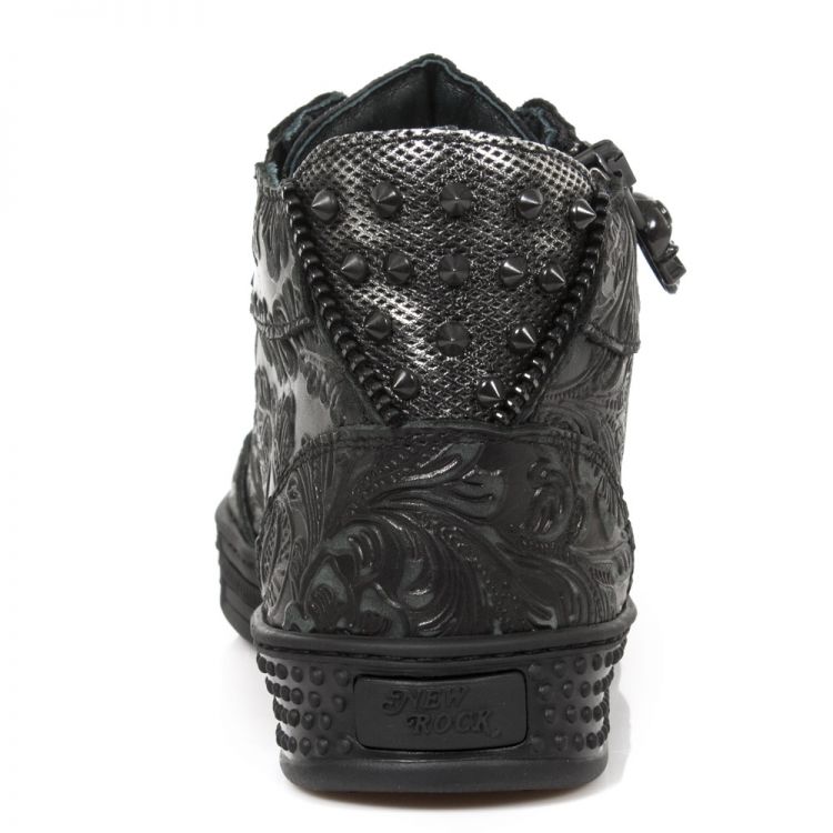 Ботинки M.PS039-S3 VINTAGE FLOWER NEGRO, BOX PLANE DIAMANETE GRABADO New Rock M.PS039-S3 Изображение 6