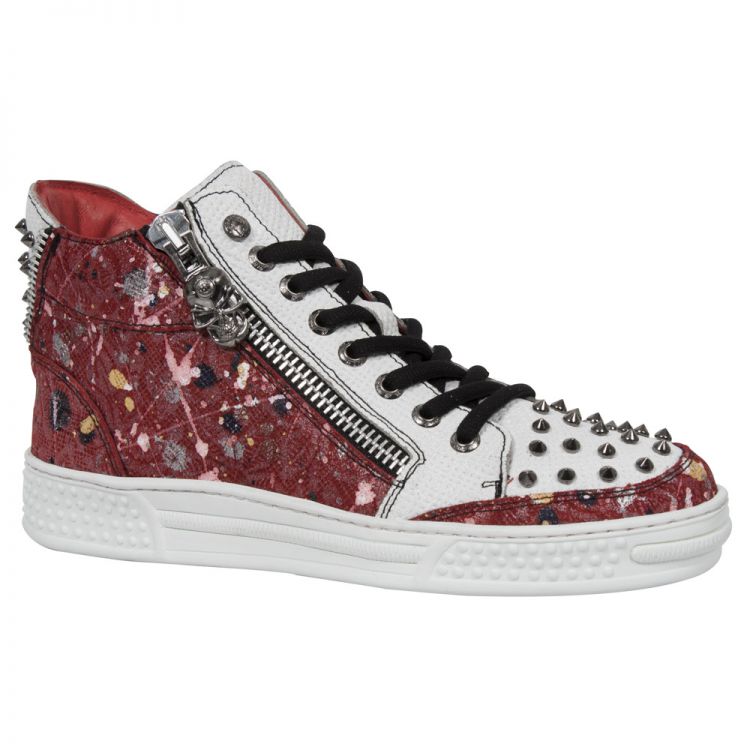  M.PS039-S5 FLORAL PAINT ROJO, BRUMA CRACK BLANCO, PISA BLANC New Rock M.PS039-S5  1