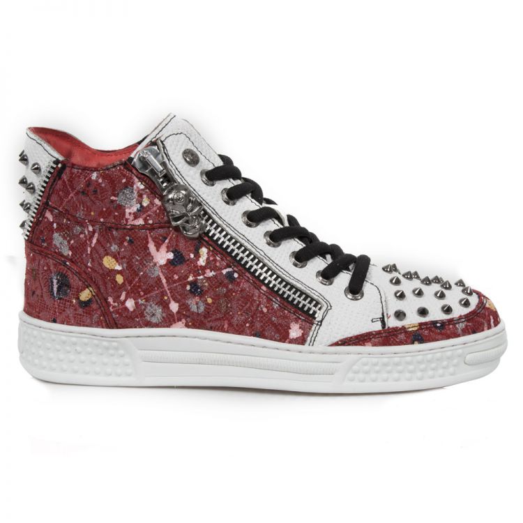  M.PS039-S5 FLORAL PAINT ROJO, BRUMA CRACK BLANCO, PISA BLANC New Rock M.PS039-S5  2