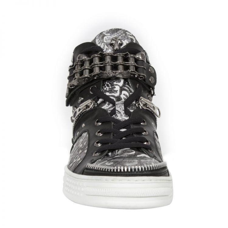  M.PS287-S1 RAW NEGRO, VINTAGE FLOWER POLAR NEGRO, PISA BLANC New Rock M.PS287-S1  4