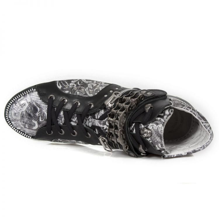  M.PS287-S1 RAW NEGRO, VINTAGE FLOWER POLAR NEGRO, PISA BLANC New Rock M.PS287-S1  8