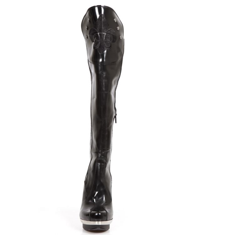  M.PUNK090-C2 ANTIK PULIDO NEGRO PU CHAROL VINTAGE PL PUNK CL New Rock M.PUNK090-C2  4