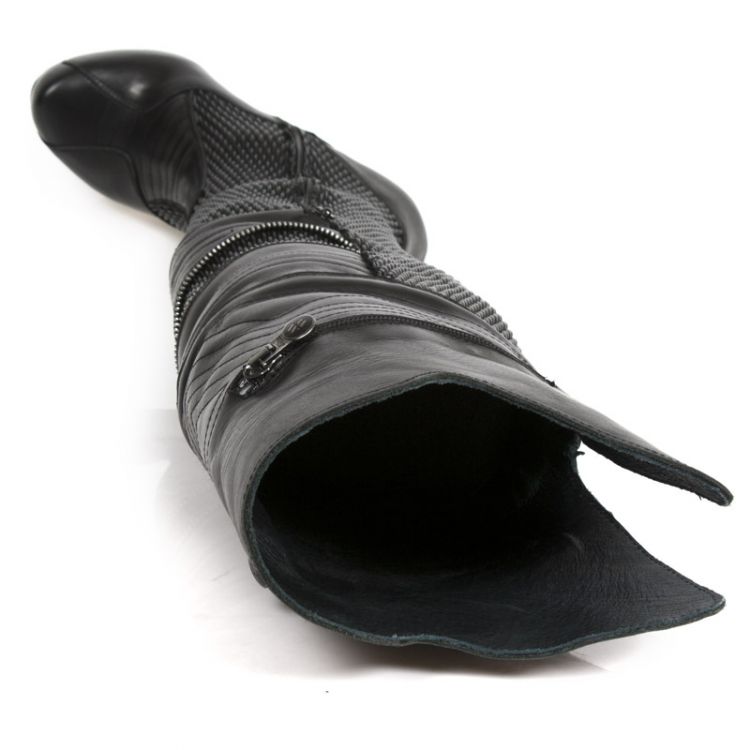  M.PUNK225LS-C1 RAW NEGRO LYCRA NEGRA STRETCH NEGRA PL ACERO New Rock M.PUNK225LS-C1  7