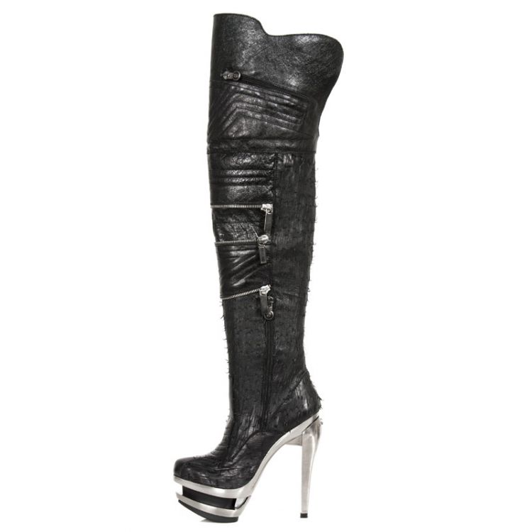  M.ROCK225-C2 NOMADA NEGRO RAW NEGRO CORT ESPIGA ROCK ACERO L New Rock M.ROCK225-C2  1