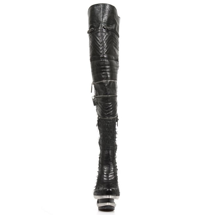  M.ROCK225-C5 NOMADA NEGRO NAPA RASGADA NEG ROCK ACERO LISO New Rock M.ROCK225-C5  4