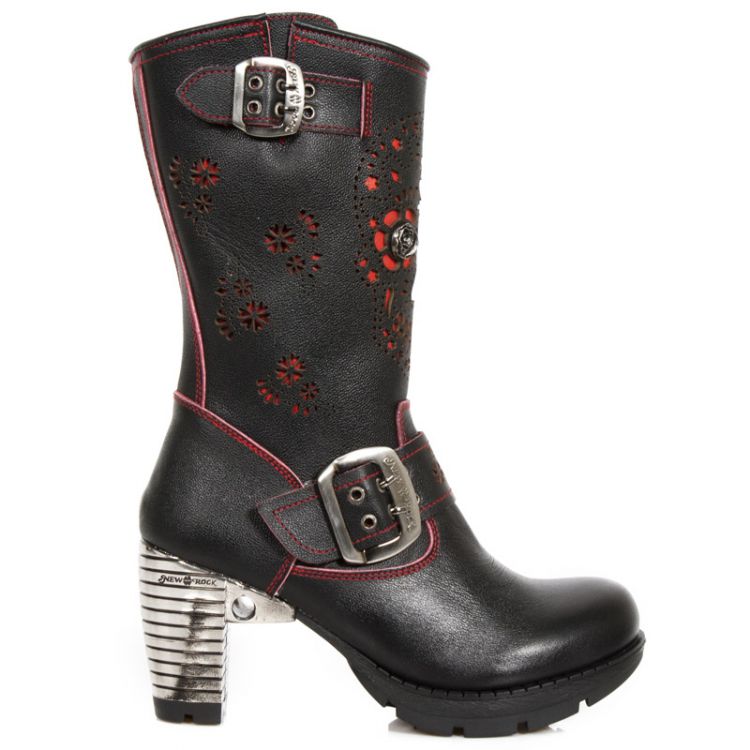  M.TR050-S1 LUX NEGRO REVESS ROJO, TRAIL NEGRO TACON ACERO New Rock M.TR050-S1  2