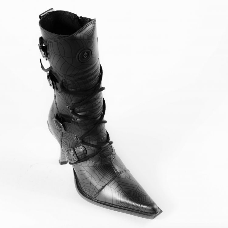 +9373 Itali Negro Lux Acero Malizia Tacon Acero