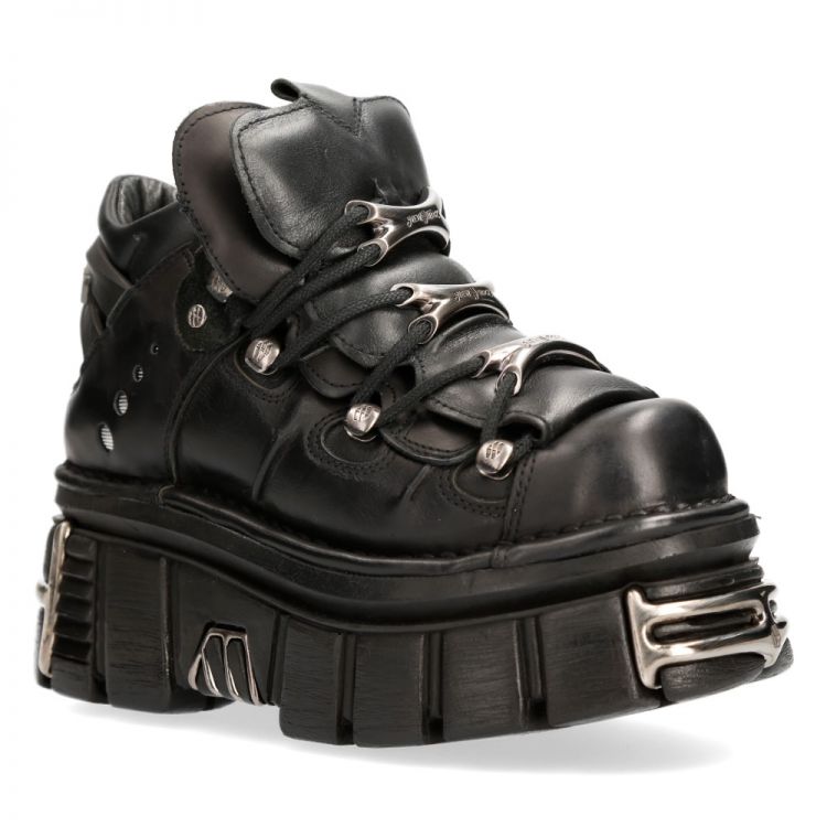  NOMADA NEGRO, TOWER NEGRO LATERAL E14 ACERO New Rock M.106-S112  3