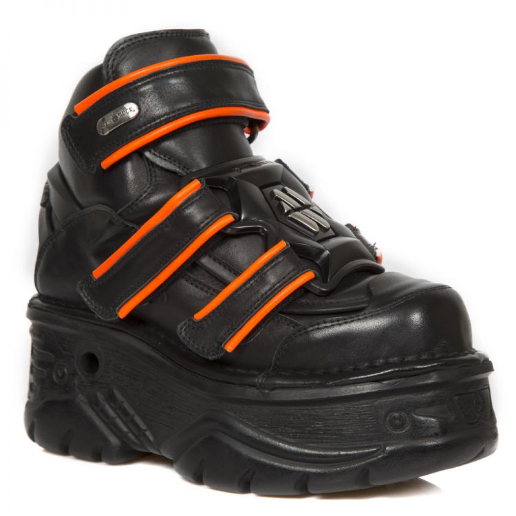  CRUST NEGRO, RIBETE FLUOR NARANJA, TURBO NEGRO New Rock M.1078-S2  4