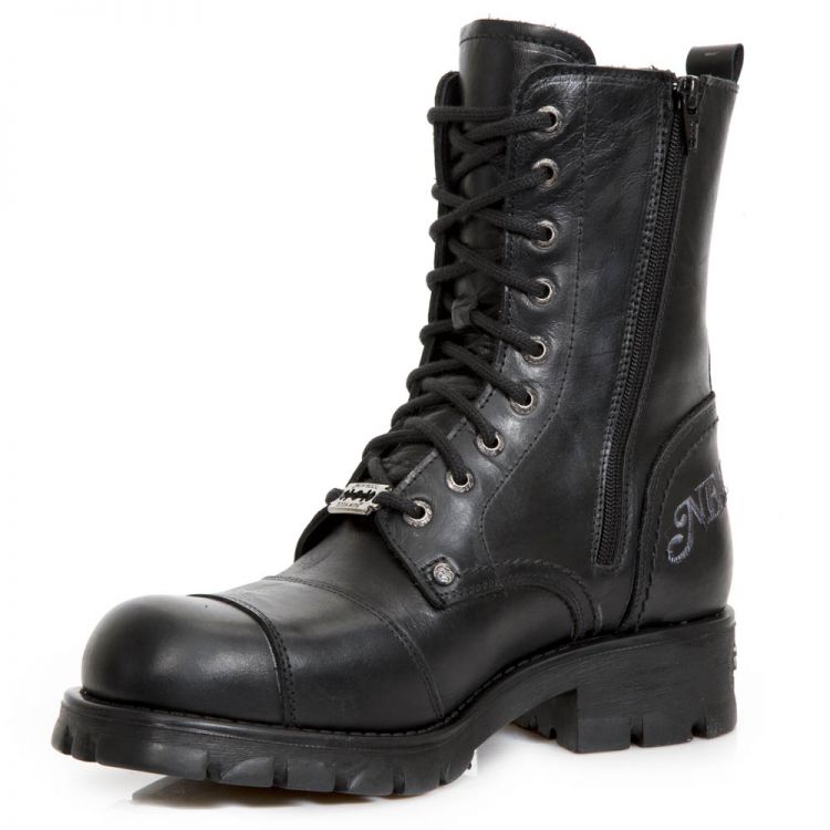  NOMADA NEGRO BORDADOS GRIS LLAMAS FUEGO MOTORCYCLE New Rock M.7645-C1  4