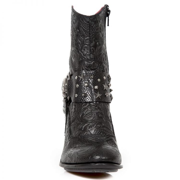  VINTAGE FLOWER NEGRO, PITONE NEGRO, TEXAS NEGRO TACON New Rock 7988-C14  3