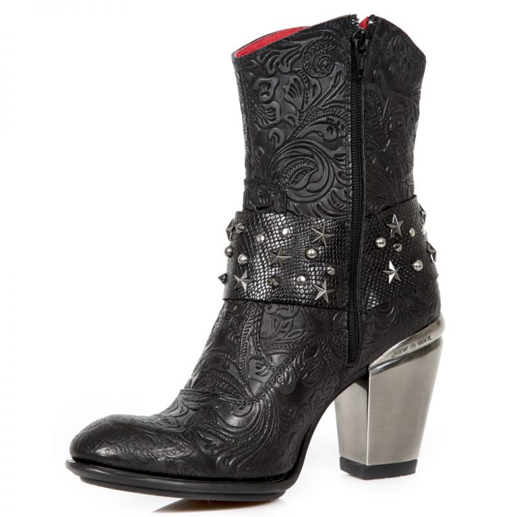  VINTAGE FLOWER NEGRO, PITONE NEGRO, TEXAS NEGRO TACON New Rock 7988-C14  4